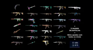 Conta VALORANT - Nivel 210 + 170 Skins