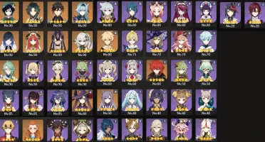Neuvillette C1 + Bis Furina Zhongli Raiden Nahida Wanderer++