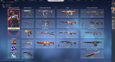 CONTA VALORANT 750R$ EM SKINS - PLATINA 1