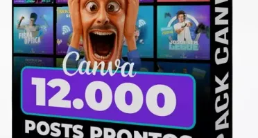 Mega pack Canva +12.000 posts prontos 100% editáveis