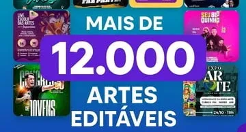 Mega pack Canva +12.000 posts prontos 100% editáveis