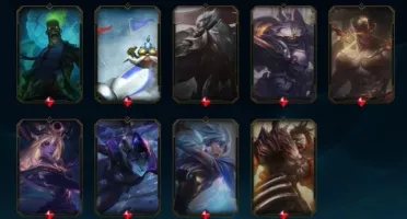 Conta LOL Platina I Todos Champions 126 Skins LOR Tds cartas