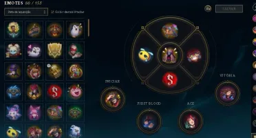 Conta LOL Platina I Todos Champions 126 Skins LOR Tds cartas