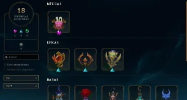 Conta LOL Platina I Todos Champions 126 Skins LOR Tds cartas