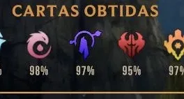 Conta LOL Platina I Todos Champions 126 Skins LOR Tds cartas