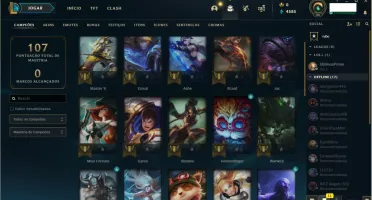 Conta league of legends, 36 champs, 0 skins