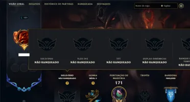 Unranked com 70 Champs e 38 Skins ( MID / ADC )