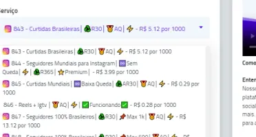 Script painel smm com icones dos serviços barato sem bugs