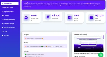 Script painel smm com icones dos serviços barato sem bugs