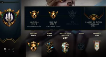Conta de lol gold 2