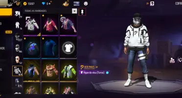 Vendo conta free fire rara, primeiro, segundo, terceiro pass