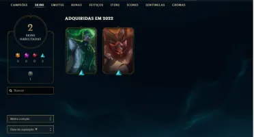CONTA GOLD 2 MMR ALTO 38 CHAMP 2 SKIN E 4 ATIVAVEIS