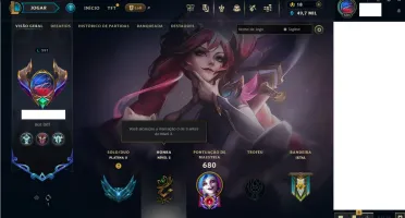 Conta Lol Lvl 590 Todos Campeões E Skins Incriveis