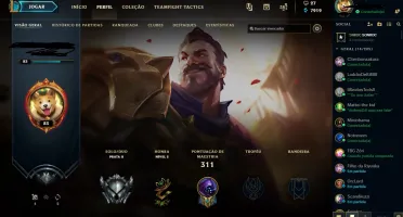 Conta League of Legends Completa