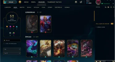 Conta League of Legends Plat IV