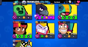 Conta clash royale + braw stars +clash of clans