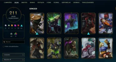 Conta Lol Com Muitas Skin