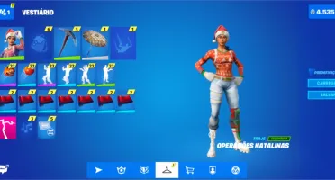 CONTA DE FORTNITE COM 4535 VBUCKS + SALVE O MUNDO