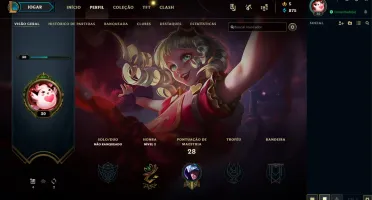 CONTA SMURF UNRANKED LEVEL 30