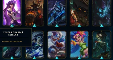 CONTA LOL 🌟 PLATINA 4 🌟 237 SKINS 🌟 TODOS CAMPEOES