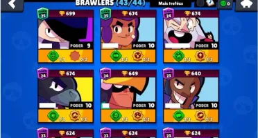 Conta Brawl Stars 24500 troféus.