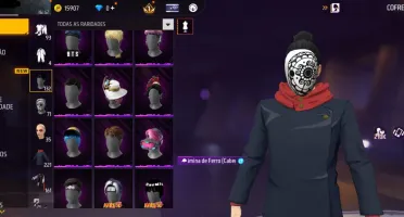 Conta FF Veterana | 3 Angelicais (Vermelha M/F + Verde)