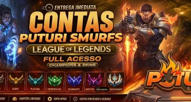 SMURF LOL LVL 30+ COM ELO, MUDE PRO SEU EMAIL!