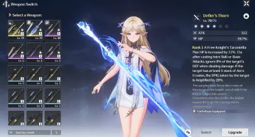 Wuthering Waves- Conta Cartethyia+Arma+Ciaconna+Carlotta