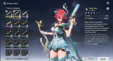 Wuthering Waves- Conta Cartethyia+Arma+Ciaconna+Carlotta