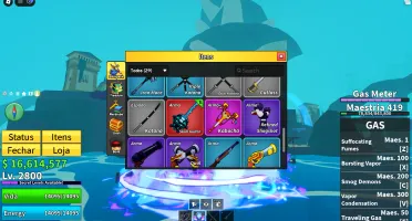 Lv2800 + Godhuman + Gas + Cdk + Ttk + Skull Guitar + Foice S