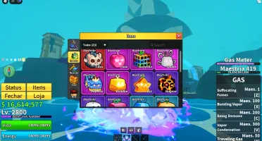 Lv2800 + Godhuman + Gas + Cdk + Ttk + Skull Guitar + Foice S