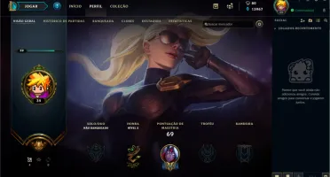 Conta lol com Orianna e Maokay Vitorioso +EA pra trocar Nick