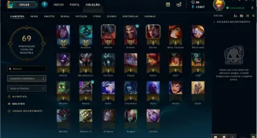 Conta lol com Orianna e Maokay Vitorioso +EA pra trocar Nick
