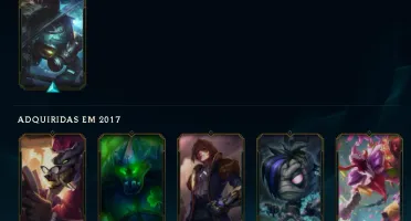 Conta antiga Season6 2016/level162/prata 1/mmr alto/mt skin