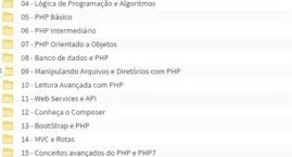 Curso de programação do iniciante ao avançado