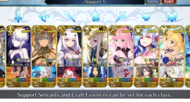 Selling Account With Top Meta Servants!