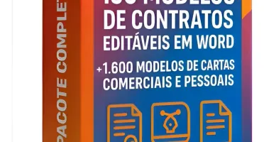100 Modelos Contratos + 1.600 Cartas Comerciais E Pessoais