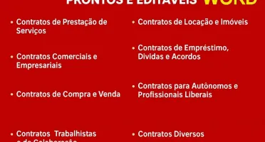 100 Modelos Contratos + 1.600 Cartas Comerciais E Pessoais