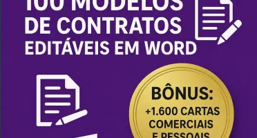 100 Modelos Contratos + 1.600 Cartas Comerciais E Pessoais
