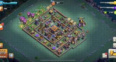 Clash of Clans cv13 cc9 muito forte