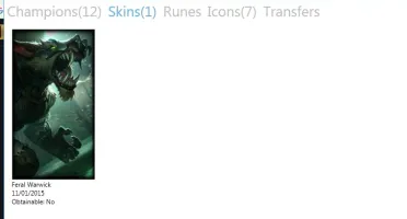 CONTA LV24 12 CHAMPS 1 SKINS