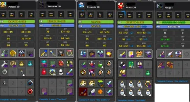 Conta rotmg 88vault 11char slot pet 90/90 -- 87/83