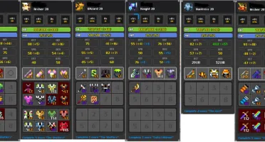 Conta rotmg 88vault 11char slot pet 90/90 -- 87/83