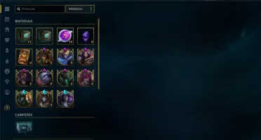 Conta de lol Ouro 4 34 skins!