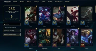 Conta de lol Ouro 4 34 skins!