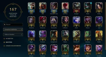 CONTA DE LOL GOLD 5