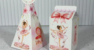 Caixas Milk e Pirâmide Bailarina - Kits 20 ou 40