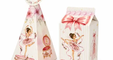 Caixas Milk e Pirâmide Bailarina - Kits 20 ou 40