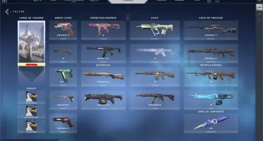 conta de valorant ouro 1 com 2k em skin