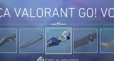 conta de valorant ouro 1 com 2k em skin